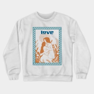 Intimacy's parting rosy hue Crewneck Sweatshirt